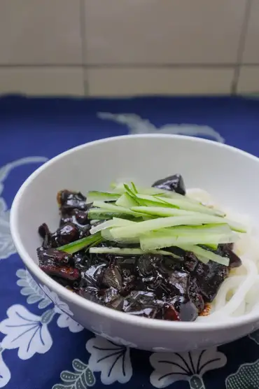 Restoran seoul korea, taman desa; Jajangmyeon ìžìž¥ë©´ Recipe Thokohmakan