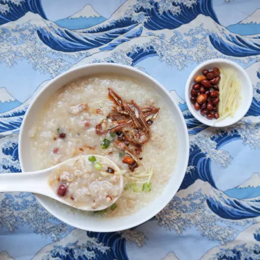 Minced meat porridge [Pressure Cooker Recipe]