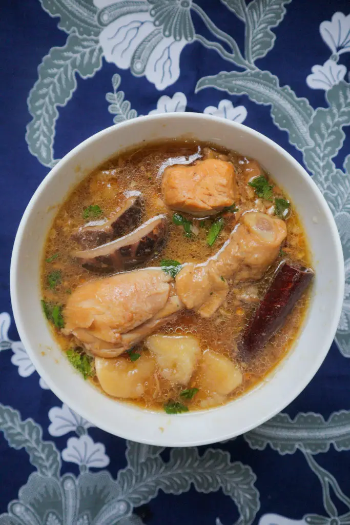 Chicken pongteh [Pressure cooker recipe]