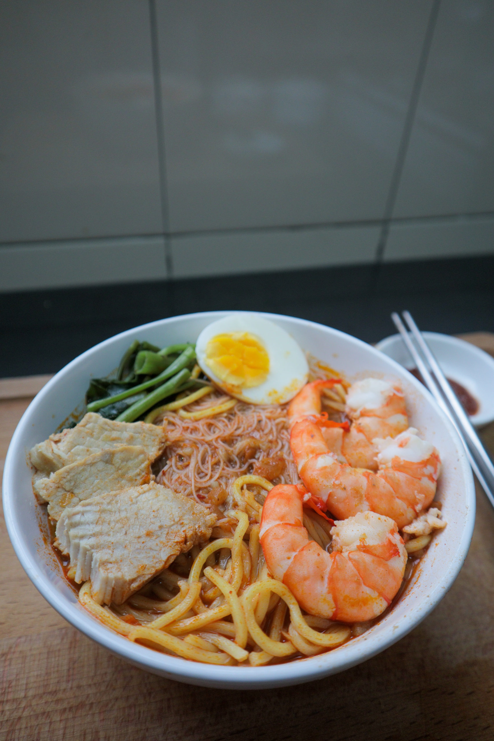 Penang Hokkien prawn mee [Pressure cooker recipe] - Thokohmakan