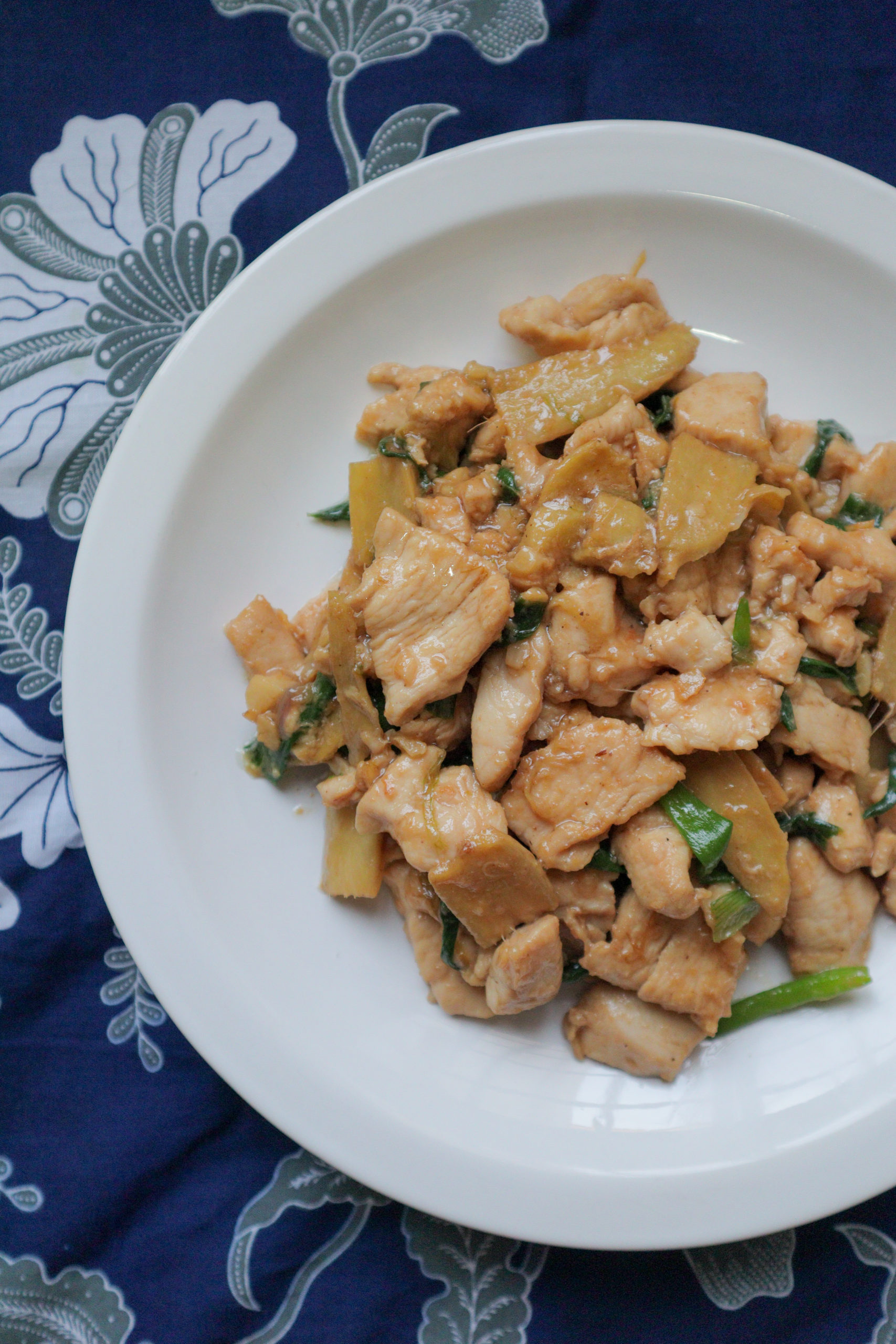 Ginger scallion chicken [Recipe] Thokohmakan