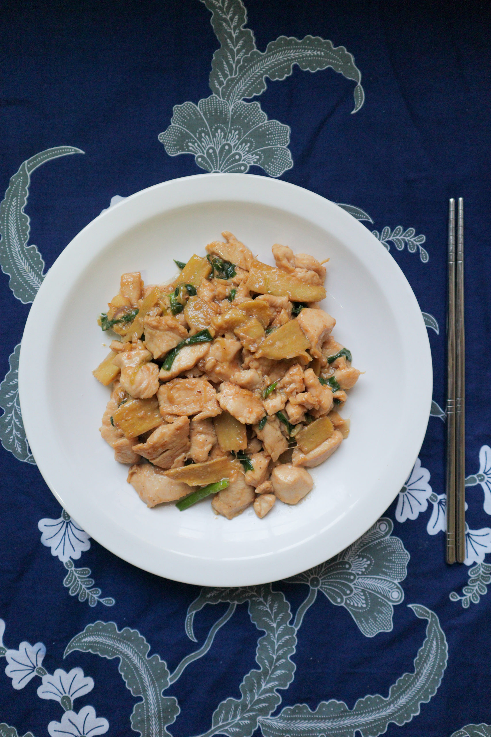 Ginger scallion chicken [Recipe] Thokohmakan