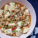 Tofu with minced meat in gravy [RECIPE]