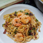 Bacon Prawn Linguine [Recipe]