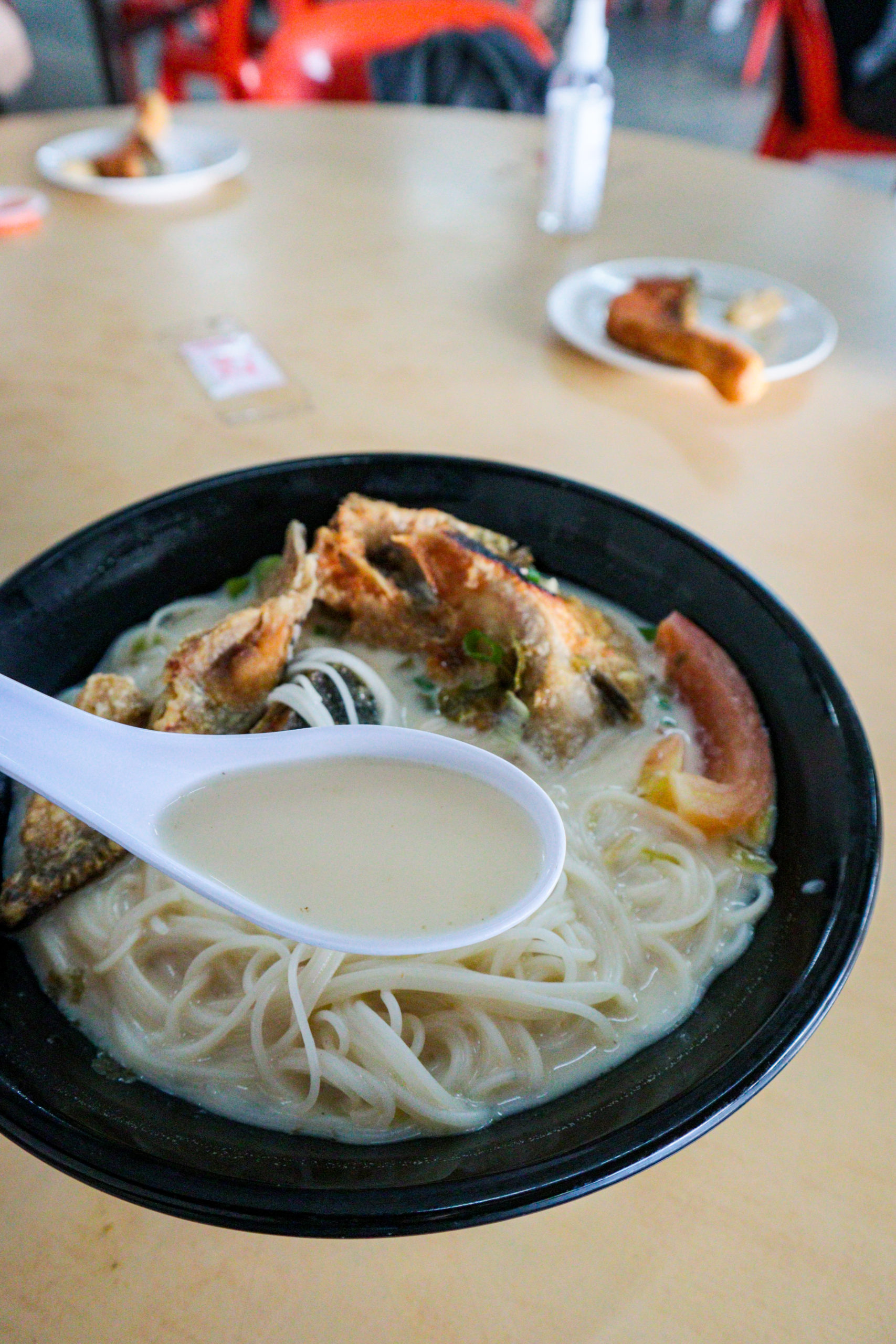 Norway Salmon Fish Head Noodles, Kepong Thokohmakan