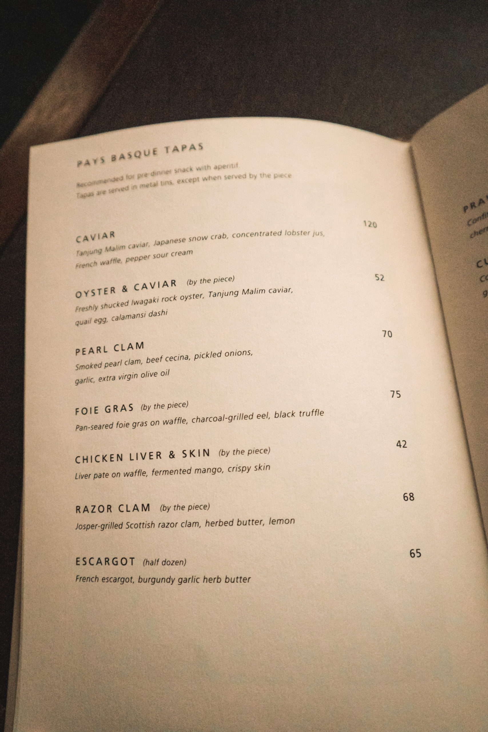 Entier French Dining, Bangsar Thokohmakan