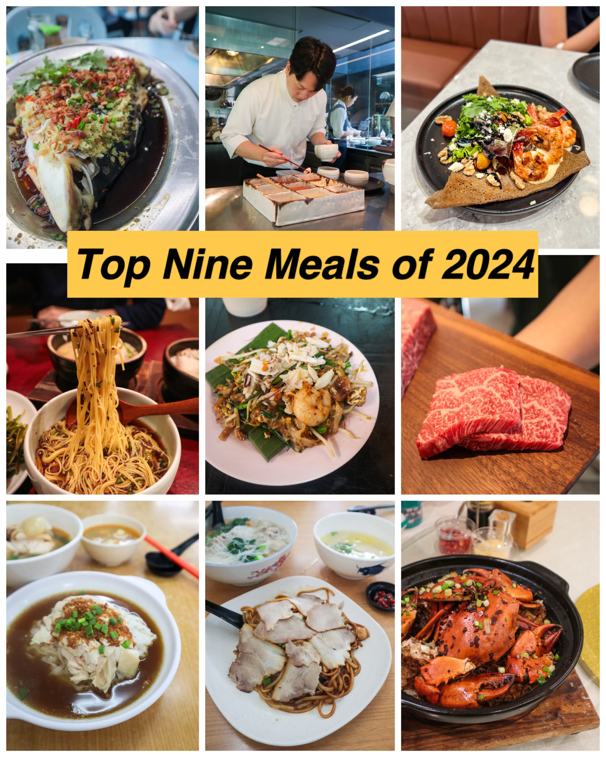 Top Nine Meals of 2024