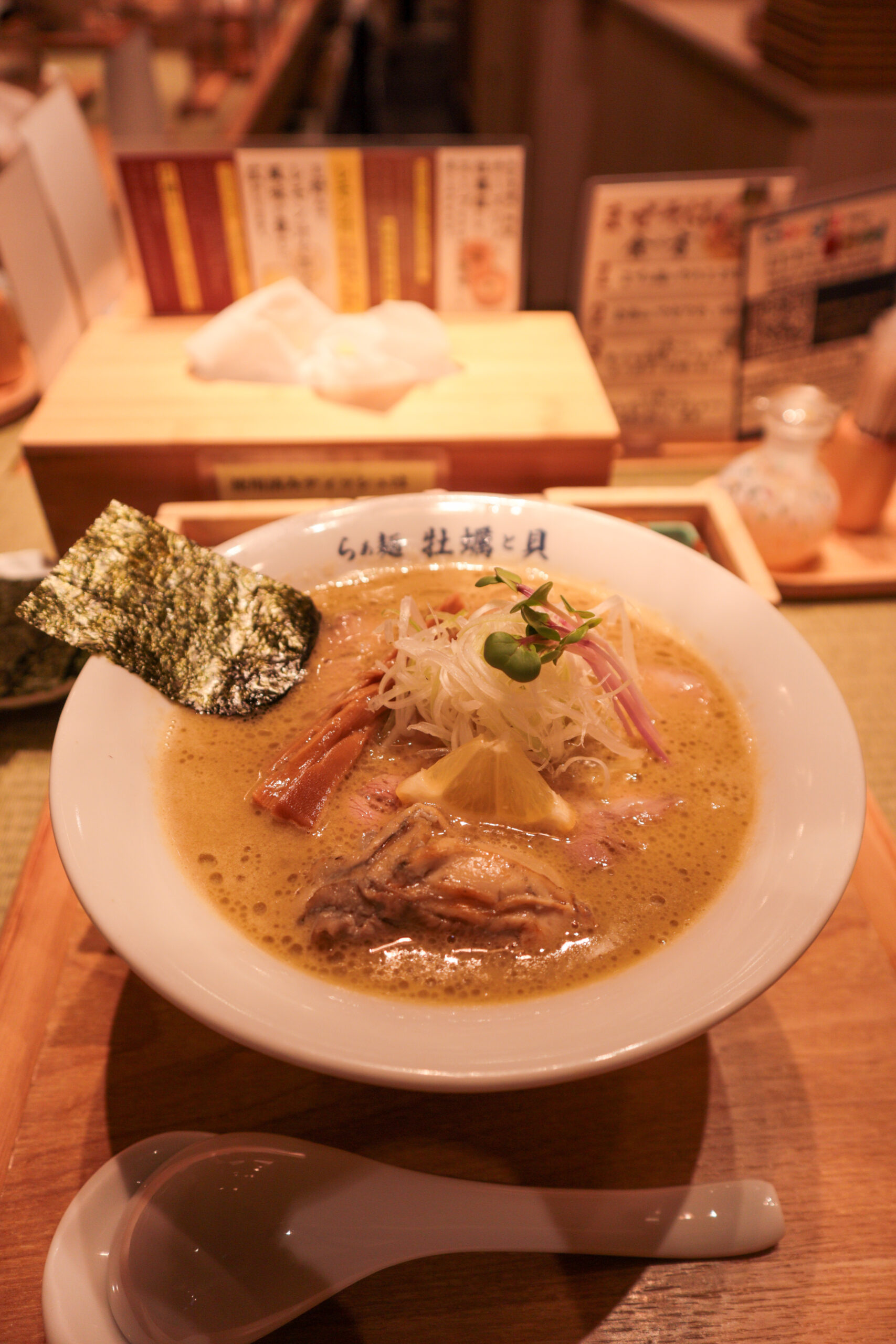 Oyster Shell and Ramen