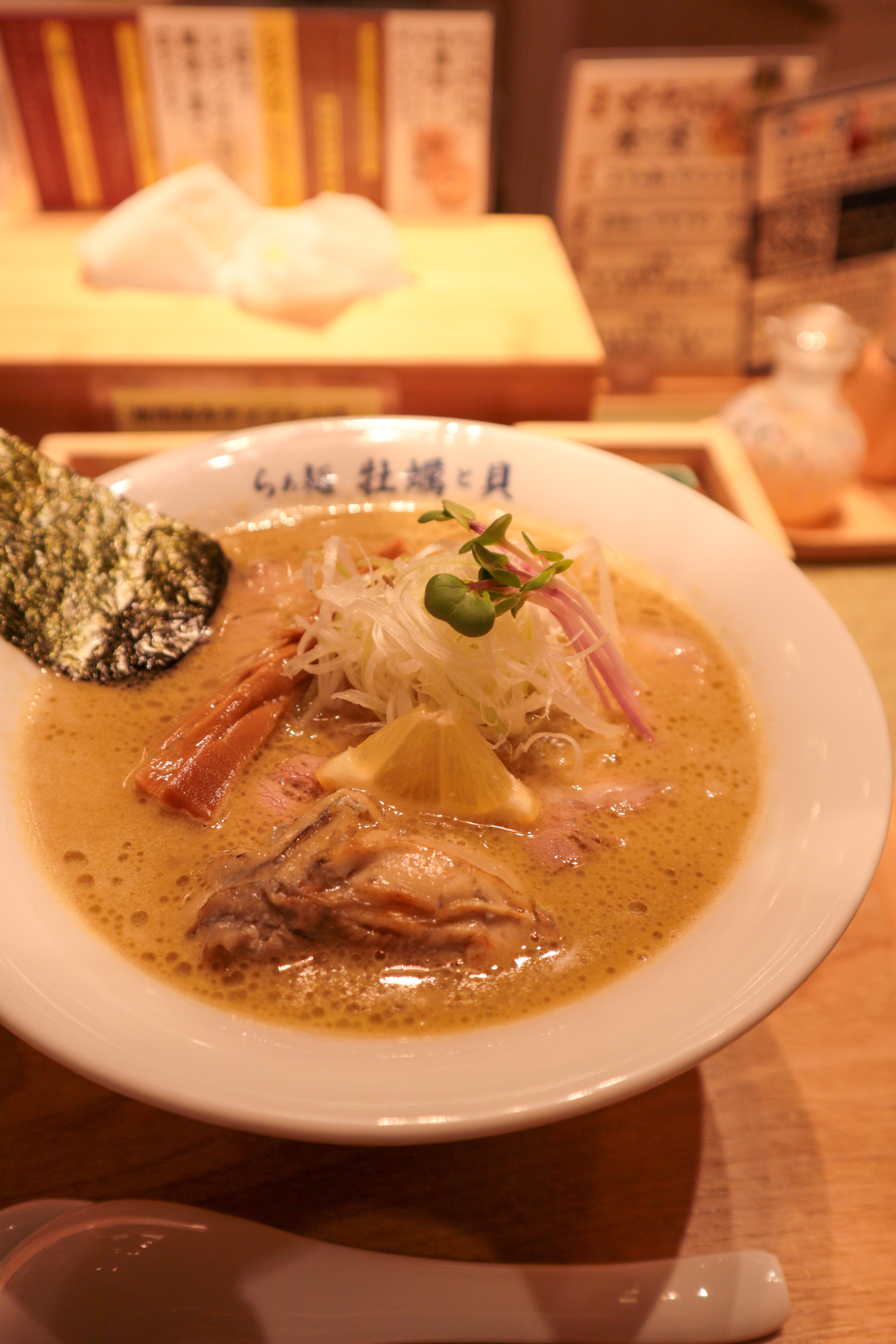 Ramen Oyster and Shell