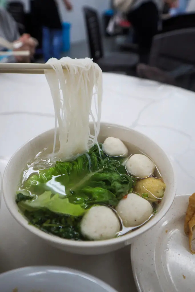 You Fishball Seafood noodles