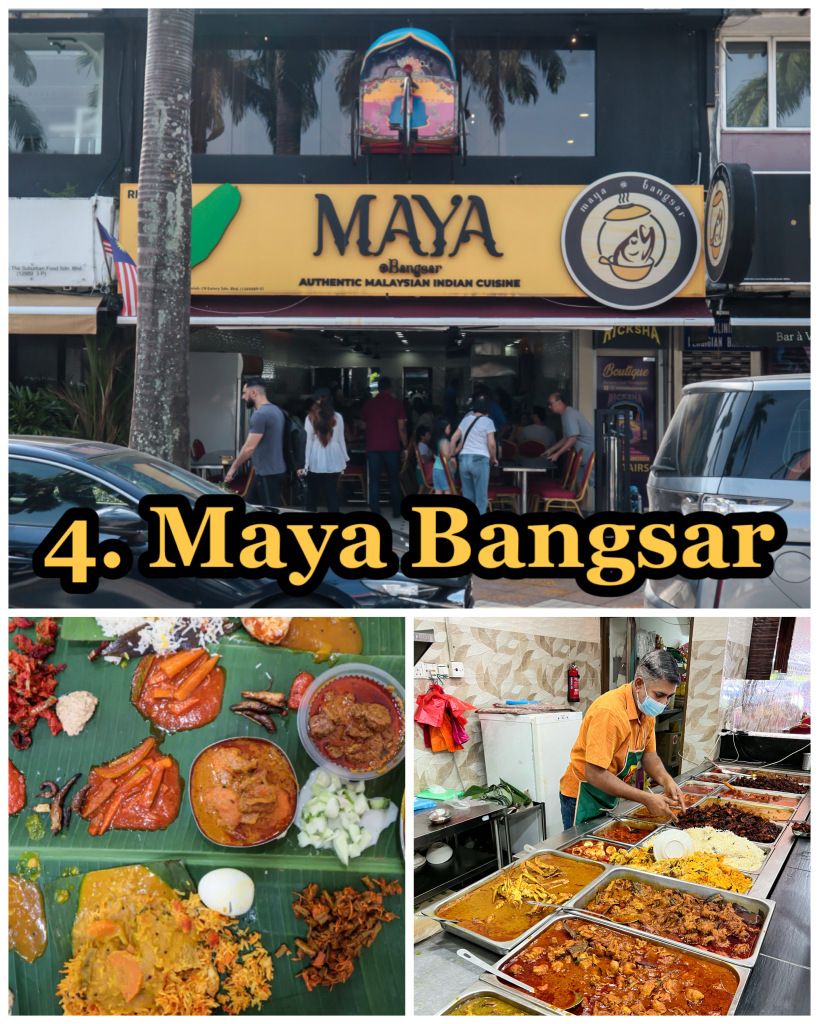 Five spots for banana leaf rice KL