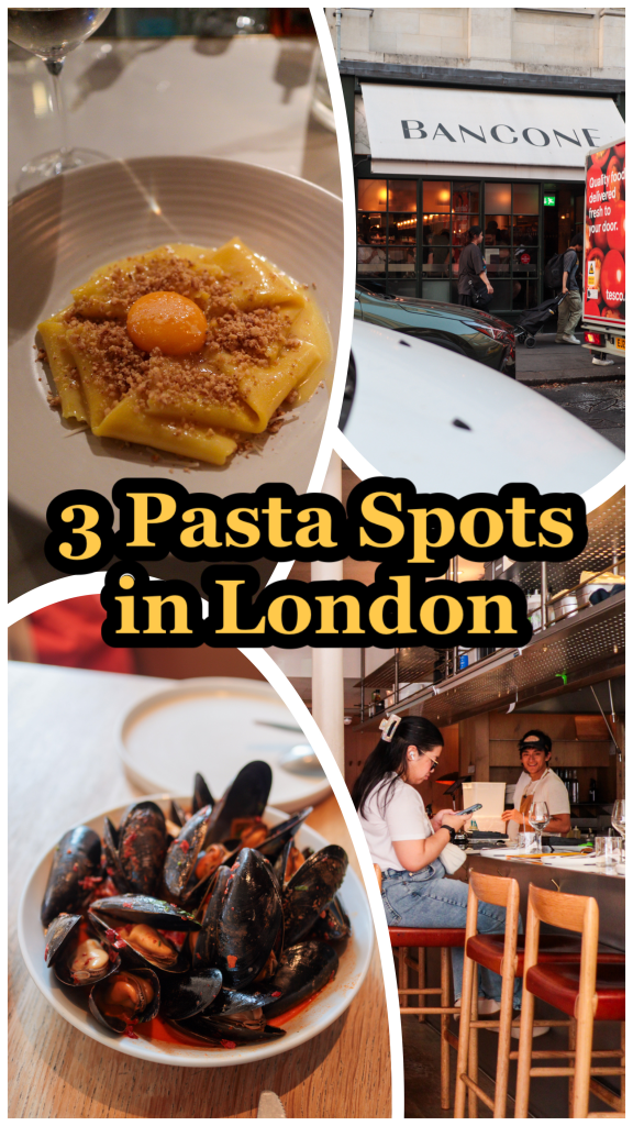 Three pasta spots in London